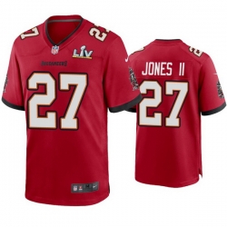 Men Ronald Jones Ii Buccaneers Red Super Bowl Lv Game Jersey