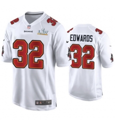 Mike Edwards Buccaneers White Super Bowl Lv Game Fashion Jersey