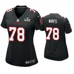 Women Tristan Wirfs Buccaneers Black Super Bowl Lv Game Fashion Jersey