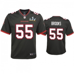 Youth Derrick Brooks Buccaneers Pewter Super Bowl Lv Game Jersey