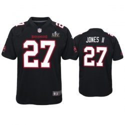 Youth Ronald Jones Ii Buccaneers Black Super Bowl Lv Game Fashion Jersey