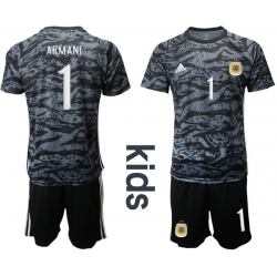 Kids Argentina Short Soccer Jerseys 004