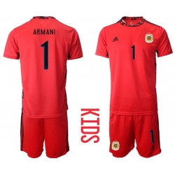 Kids Argentina Short Soccer Jerseys 006