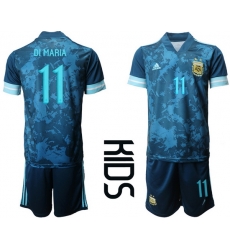 Kids Argentina Short Soccer Jerseys 016