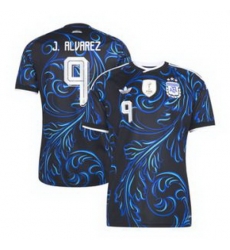 Youth 9Julian Alvarez Argentina National Team adidas 2026 Away Replica Jersey Black 2