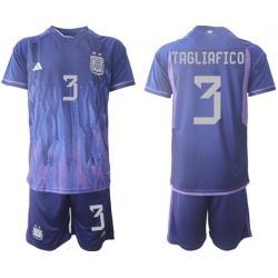 Men FIFA 2022 Argentina Soccer Jersey 020