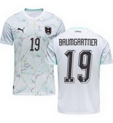Youth 19 Austria Christoph Baumgartner World Cup Away Replica Jersey  2