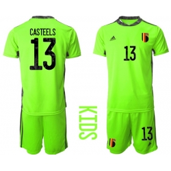 Kids Belgium Short Soccer Jerseys 024