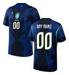 Youth 00 Brazil National Team Custom 2026 Home Jersey 1
