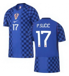 Youth 17 Croatia Petar Sucic Away Replica World Cup   2