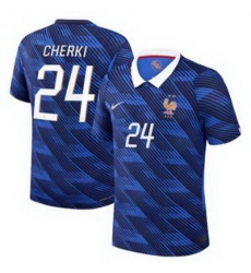 Youth 24Rayan Cherki France Jersey   2