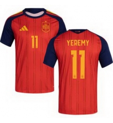 Youth 11 Spain Yeremy Pino World Cup 2026 Away Replica Jersey   1