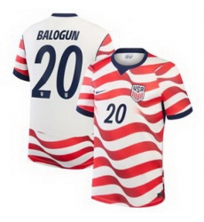 Youth 20Folarin Balogun USMNT 2026 Stadium Replica Jersey   2
