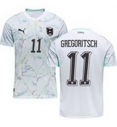 Men 11 Austria Michael Gregoritsch World Cup Away Replica Jersey  2