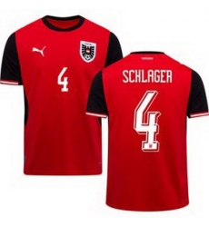Men 4 Austria Xaver Schlager World Cup Away Replica Jersey  1