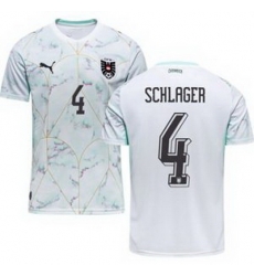 Men 4 Austria Xaver Schlager World Cup Away Replica Jersey  2