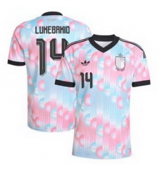 Men 14Dodi Lukebakio Belgium Jersey   2