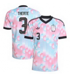 Men 3Arthur Theate Belgium Jersey   2