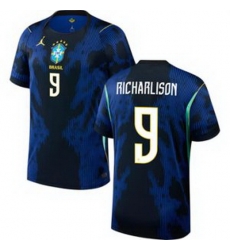 Men 9 Brazil National Team Richarlison 2026 Home Jersey 2