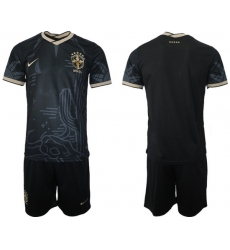 Men FIFA 2022 Brazil Soccer Jersey 062