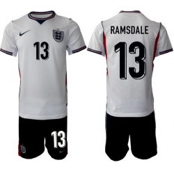 England FIFA World Cup 2026 White Soccer Jersey Aaron Ramsdale #13