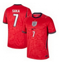 Men 7Bukayo Saka England Jersey   1