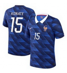 Men 15Ibrahima Konate France Jersey   2