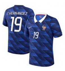 Men 19Theo Hernandez France Jersey   2