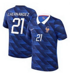 Men 21Lucas Hernandez France Jersey   2