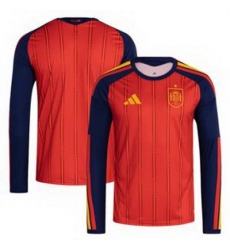 Men 0 Spain Blank World Cup 2026 Away Replica Jersey   4