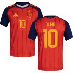 Men 10 Spain Dani Olmo World Cup 2026 Away Replica Jersey   1