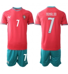 Portugal 2026 FIFA World Cup Soccer Jersey Red Ble #7 RONALDO