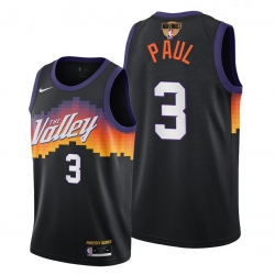 suns chris paul black 2021 nba finals bound city edition jersey