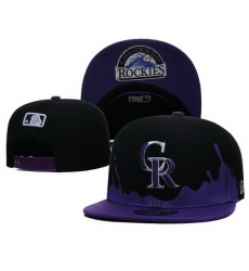 Colorado Rockies MLB Snapback Cap 004