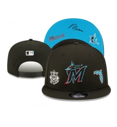 Miami Marlins Snapback Cap 24E03