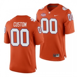 Clemson Tigers Custom Orange College Football Men'S Jersey