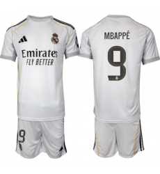 Men Real Madrid 2026 Soccer Jerseys White #9 MBAPPE Men Real Madrid 2026 Soccer Jerseys White #9 MBAPPE