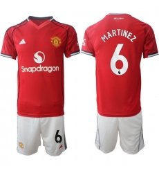 Men Manchester United 2026 Soccer Jerseys Red #6 MARTINEZ Men Manchester United 2026 Soccer Jerseys Red #6 MARTINEZ