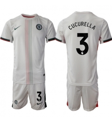 Men Chelsea 2026 Soccer Jerseys White #3 CUCURELLA