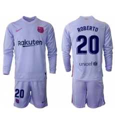 Men Barcelona Long Sleeve Soccer Jerseys 538