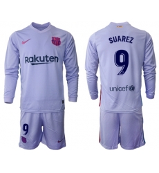 Men Barcelona Long Sleeve Soccer Jerseys 551