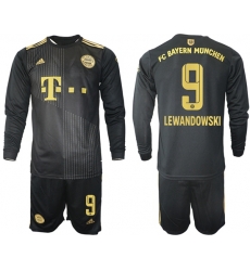 Men Bayern Long Sleeve Soccer Jerseys 509