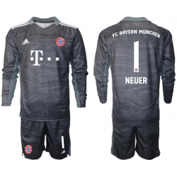 Men Bayern Long Sleeve Soccer Jerseys 556