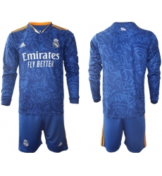 Men Real Madrid Long Sleeve Soccer Jerseys 546