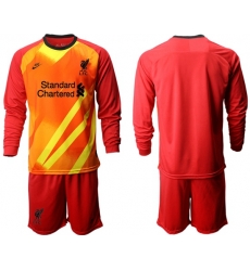 Men Liverpool Long Sleeve Soccer Jerseys 531