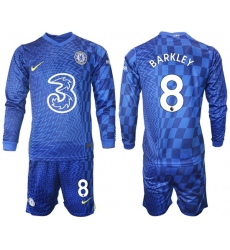 Men Chelsea Long Sleeve Soccer Jerseys 524