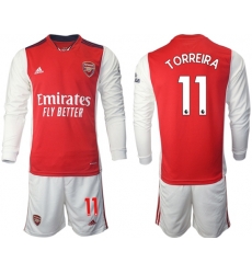 Men Arsenal Long Sleeve Soccer Jerseys 507