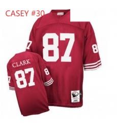 CASEY #30 49ers Red M&N Throwback Stitched NFL Jersey CASEY #30 49ers Red M&N Throwback Stitched NFL Jersey