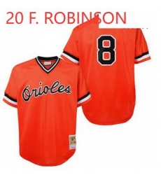 F. ROBINSON Baltimore Orioles Orange Throwback MLB Jersey F. ROBINSON Baltimore Orioles Orange Throwback MLB Jersey