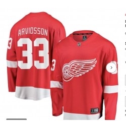 Men Red Red Wing #33 NHL Stitched Jersey